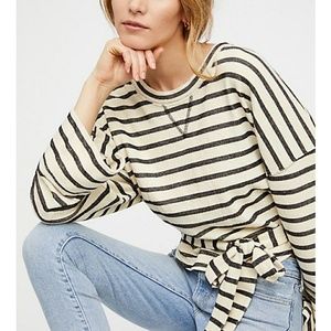 Free People Sm/Petite tie top new w/tags